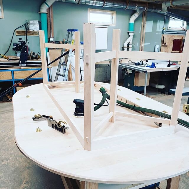 All of the pieces are made and fit!  Now onto sanding sealer!

#wood #custommade #customfurniture #table #wip #madeiniowa #madetoorder #OneOfAKind #heirloom