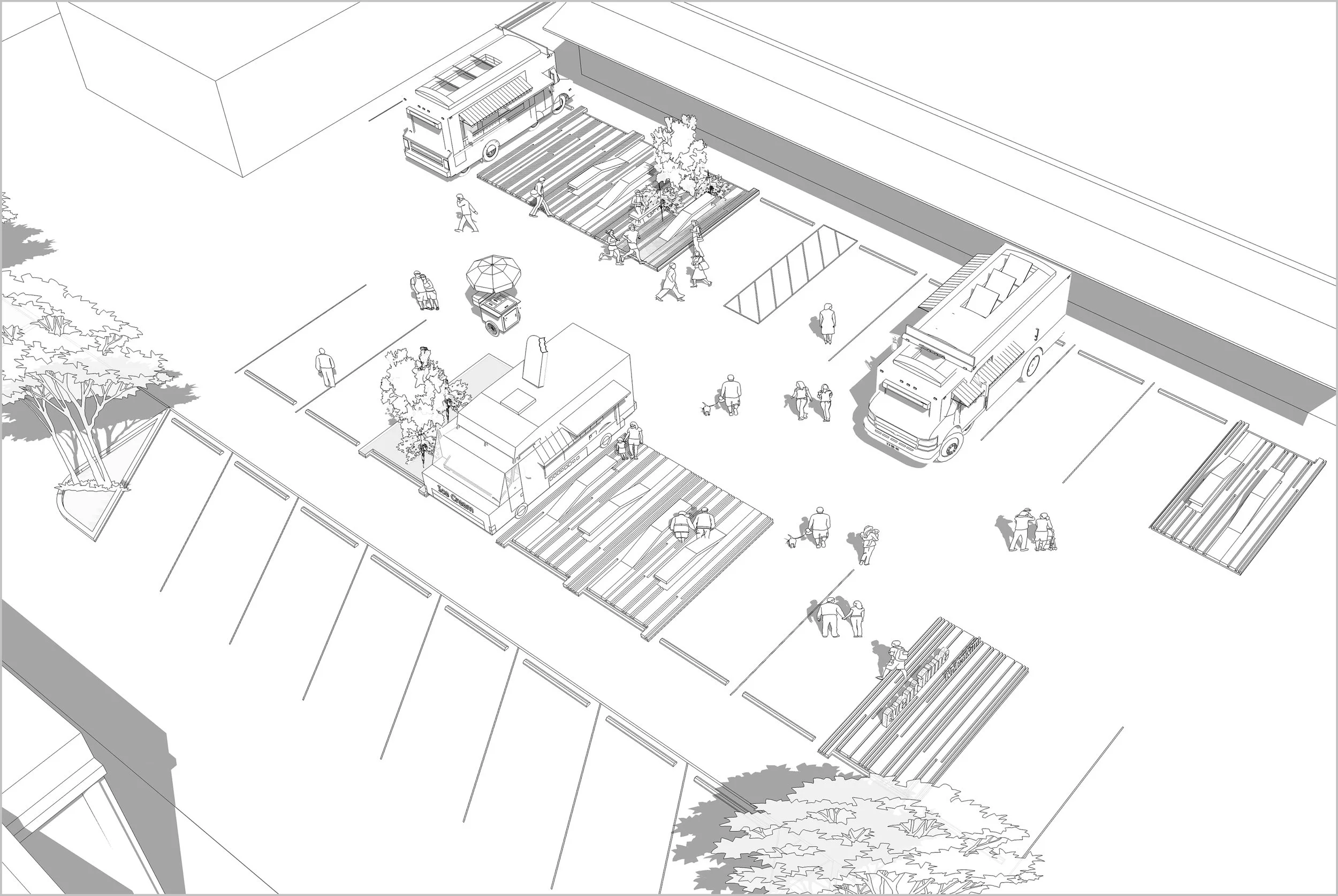 Food Truck Lot (where the project begins)