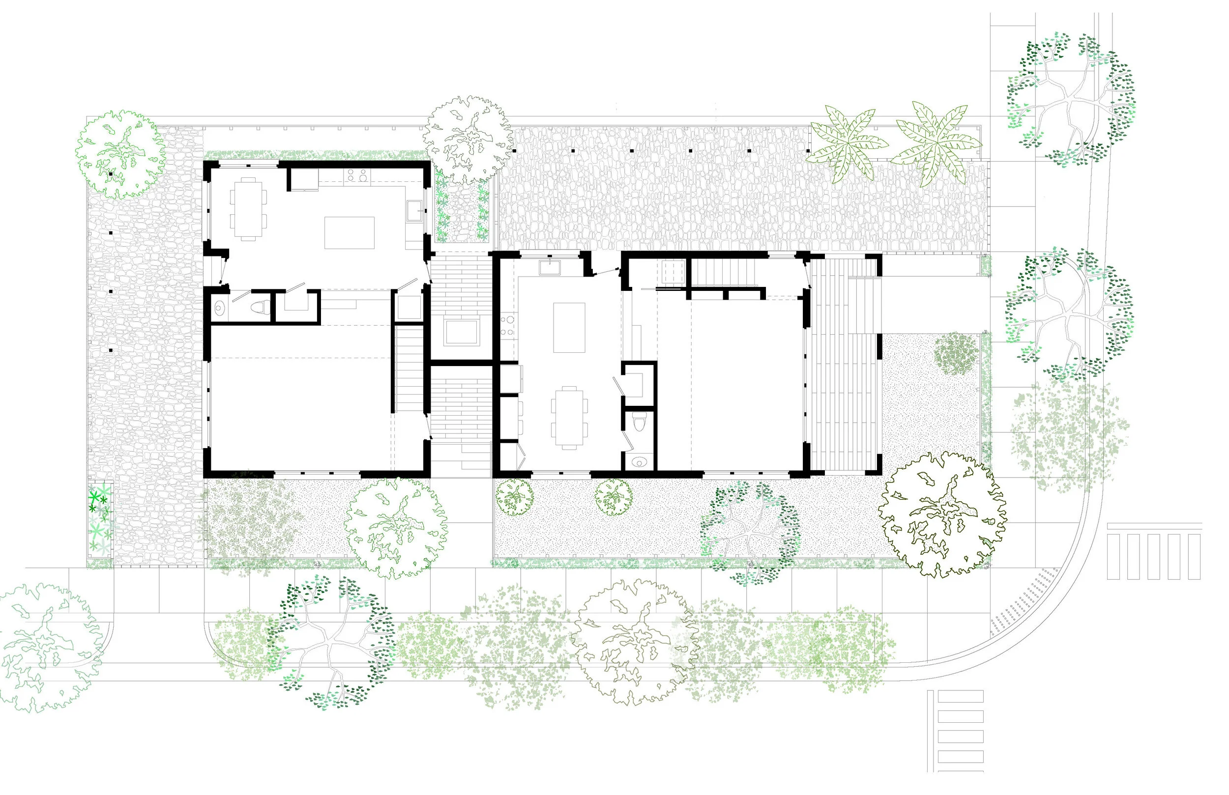 Site and First Floor Plan