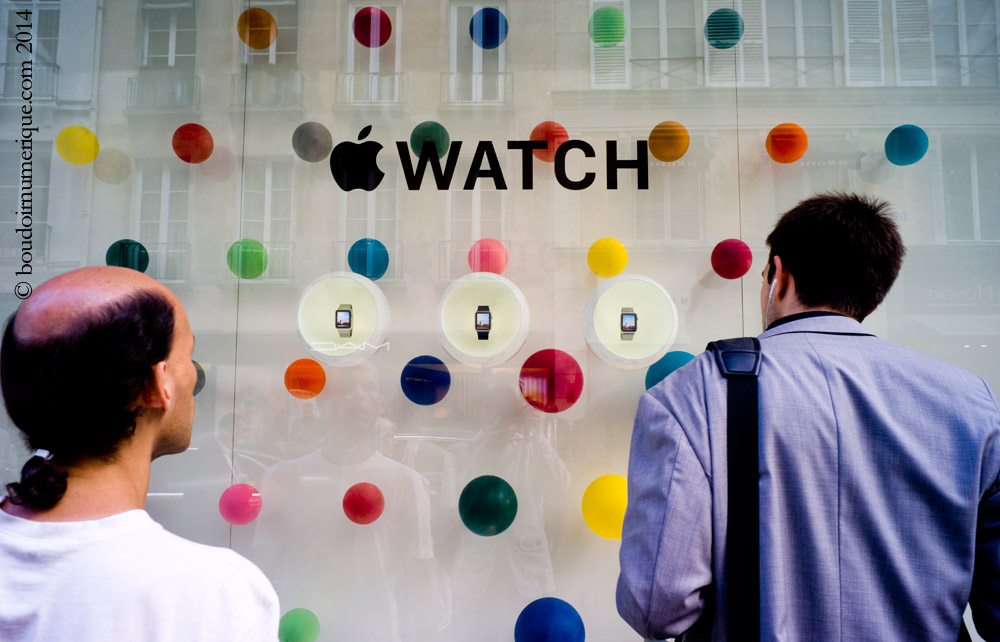 30 septembre 2014, Paris : présentation de l’Apple Watch chez Colette