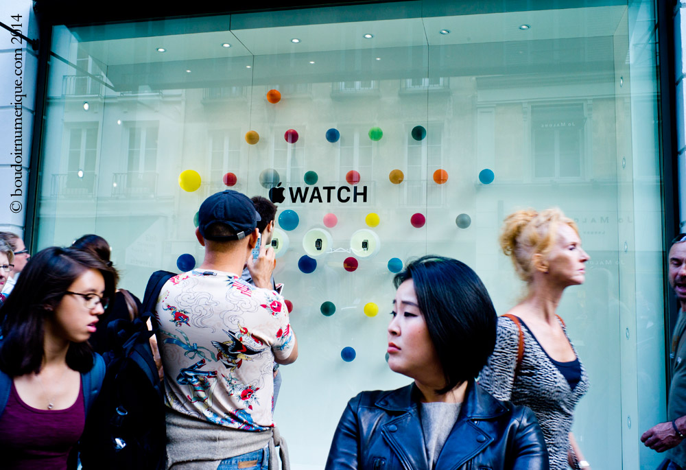 30 septembre 2014, Paris : présentation de l’Apple Watch chez Colette