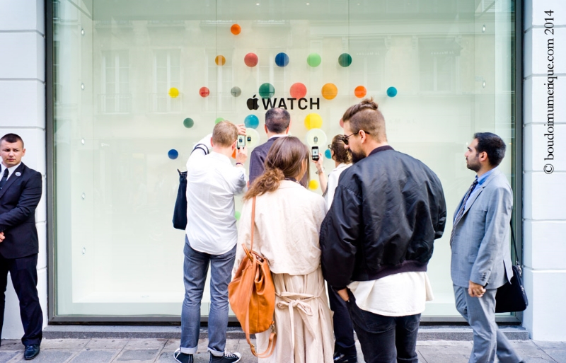 30 septembre 2014, Paris : présentation de l’Apple Watch chez Colette