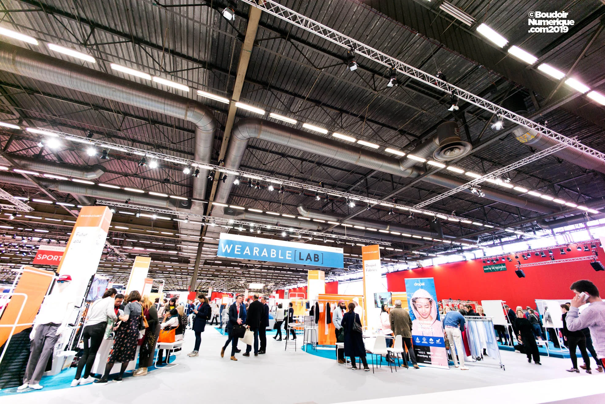 La 3e édition de l’espace Wearable Lab s’est déroulée, à l’occasion du salon Première Vision Paris, du 12 au 14 février 2019, au Parc des Expositions de Villepinte.