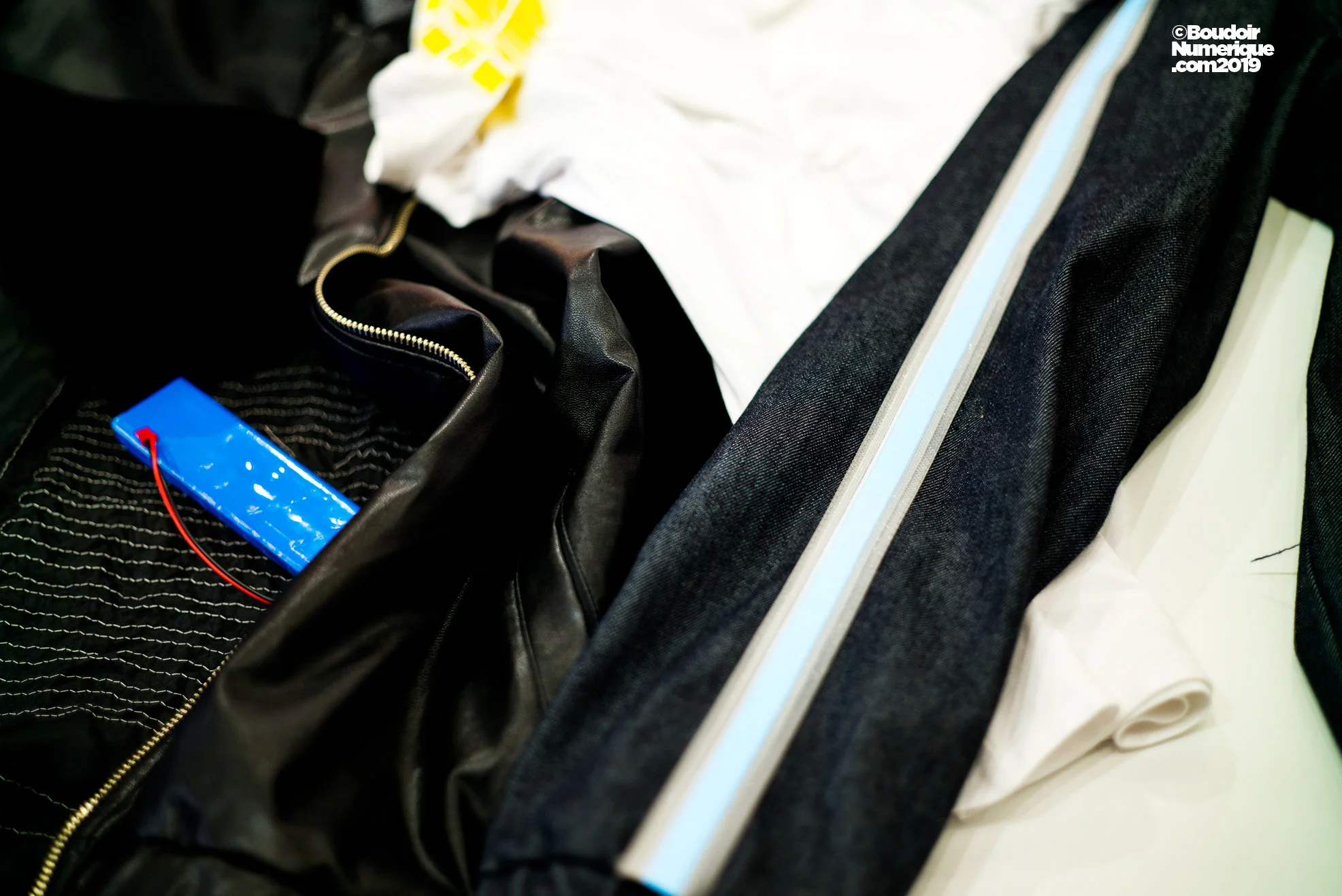 Light up jacket from Aitex, Textile Research Institue, in Spain.