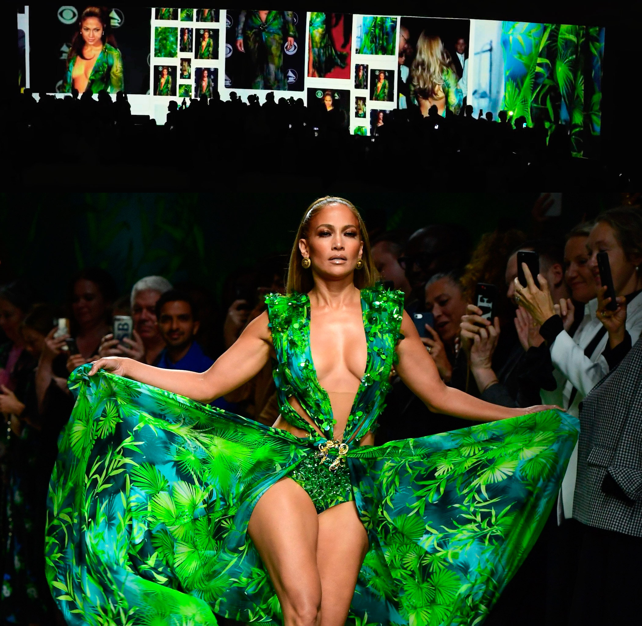 Versace Spring/Summer 2020 Show Featuring Jennifer Lopez