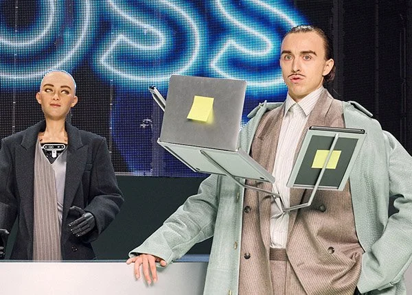 Boss, le robot Sophia et Tommy Cash rendent hommage à la fashion tech