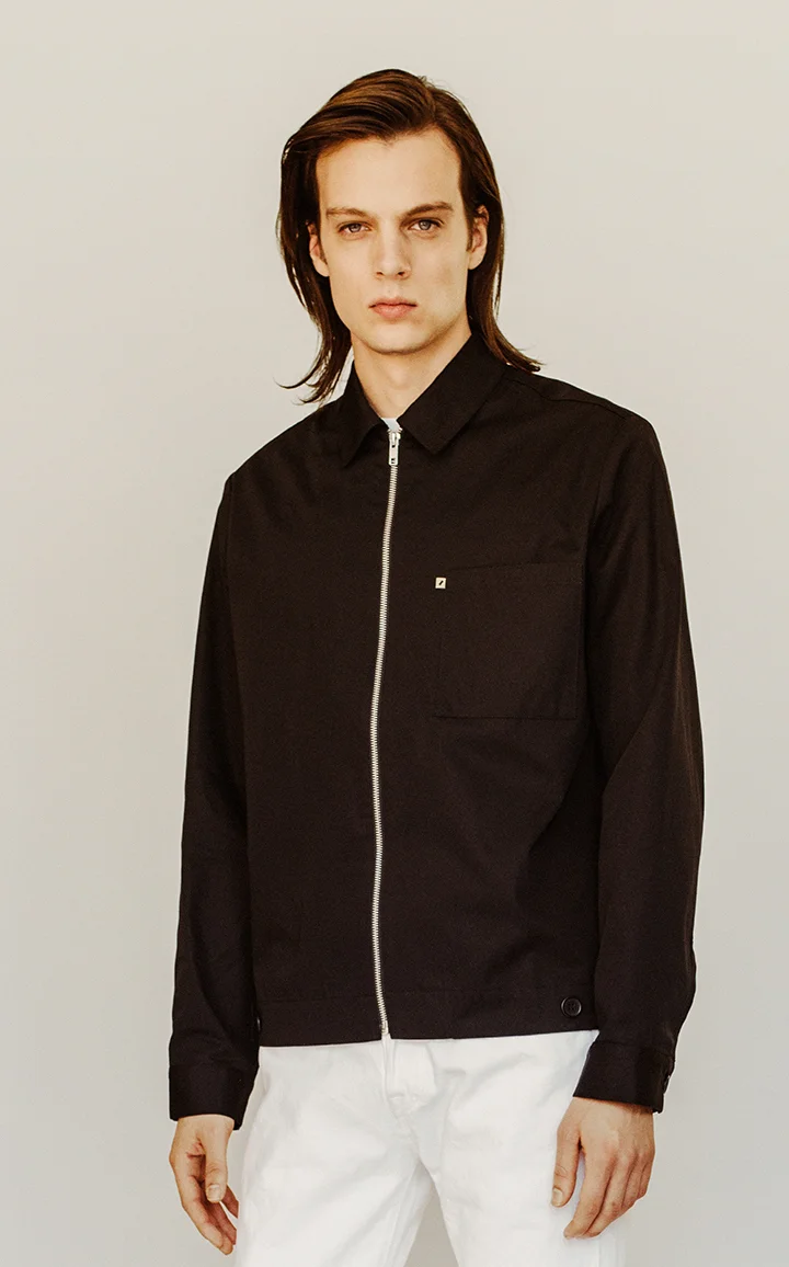 M-82 black zip jacket