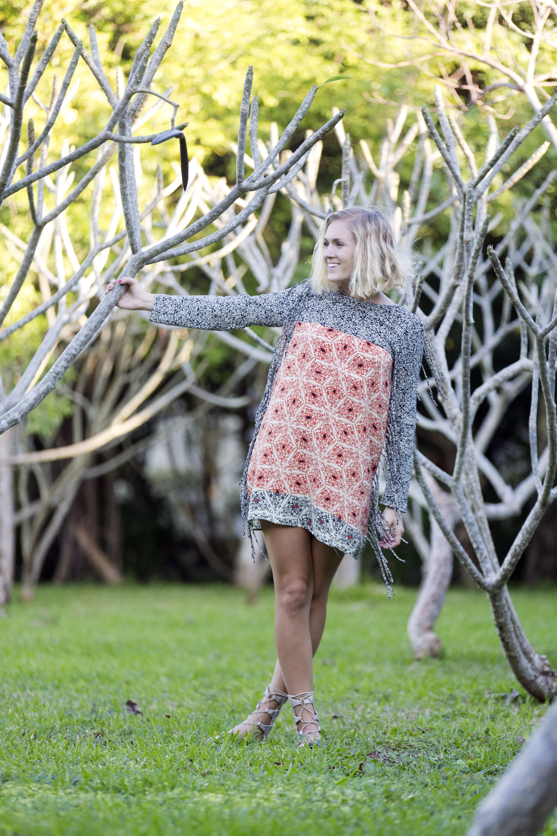 fringe and prints in trees? oh my!