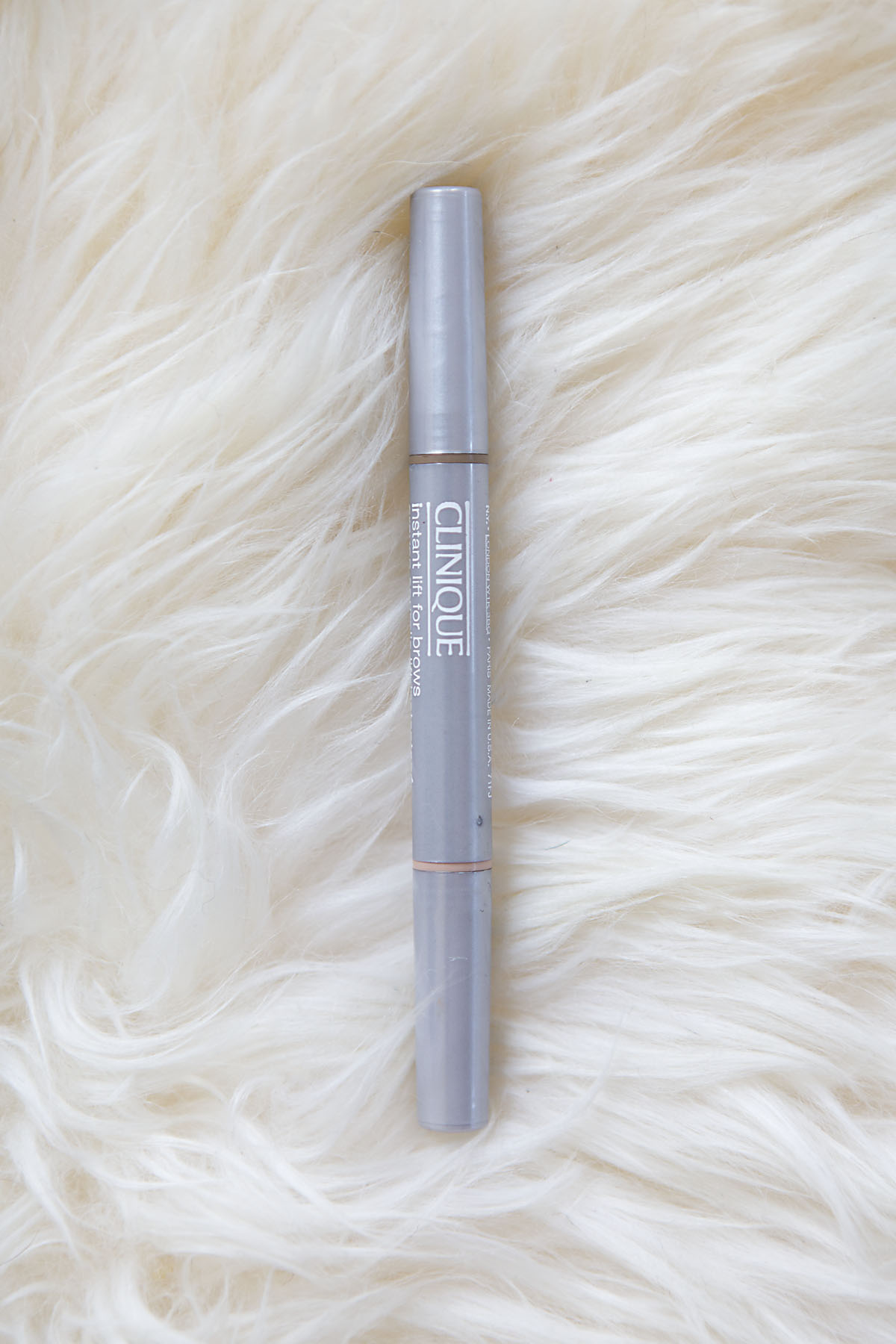 I'm a believer that your brows completely transform your face, and I'm the biggest proponent of thick brows. Unfortunately, mother nature hasn't given me those... So I turn to Clinique's Instant Lift For Brows. It's a great middle ground between a pencil and a crayon and fills in your brows naturally and beautifully. It also has a highlighter on the opposite end which I use on my brow bone and my cheek bones... Because who doesn't want an instant brow and face lift!? Find it HERE (for reference, my color is 01 Soft Blonde)