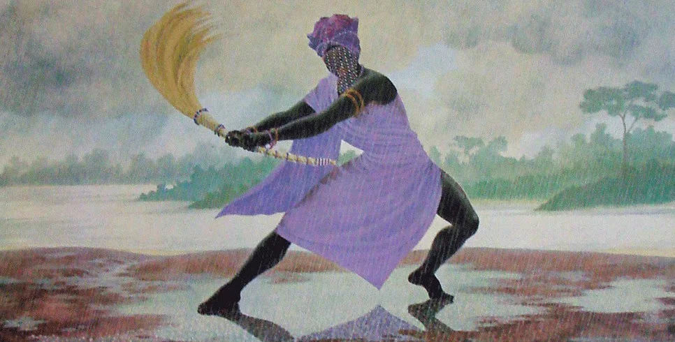 GIRA DE NANA BURUQUE IN THE TERREIRO AT REDWOOD GLEN TRAILHEAD