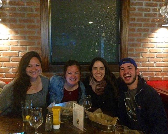 This crew doesn't look like they had any fun this weekend 🍻🍻🙏🏼 #catholicbeerclub #noagendas #friendship #cbckansascity #allsmiles #beer #brewpub 📷cred: @persianabe