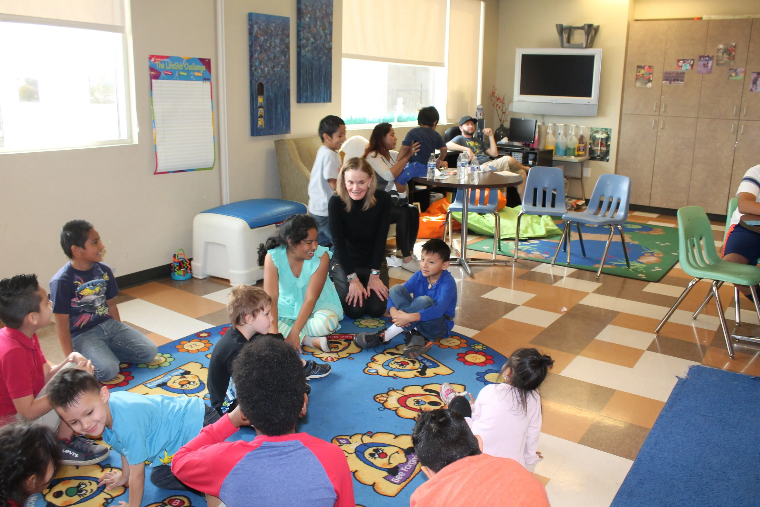  Our adaptation of Duck, Duck - Goose to Lion, Lion - Daniel.