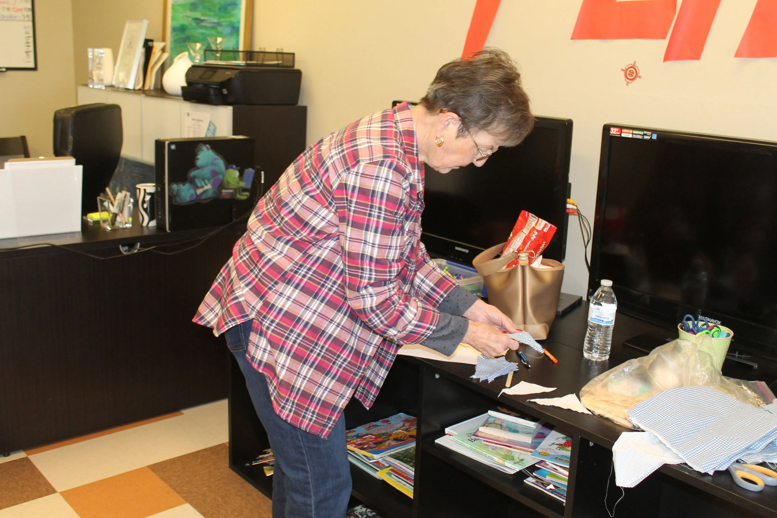Hero of the day: June Pomeroy-thanks for being a hero to the kids at the Salvation Army Homeless Shelter this Saturday.