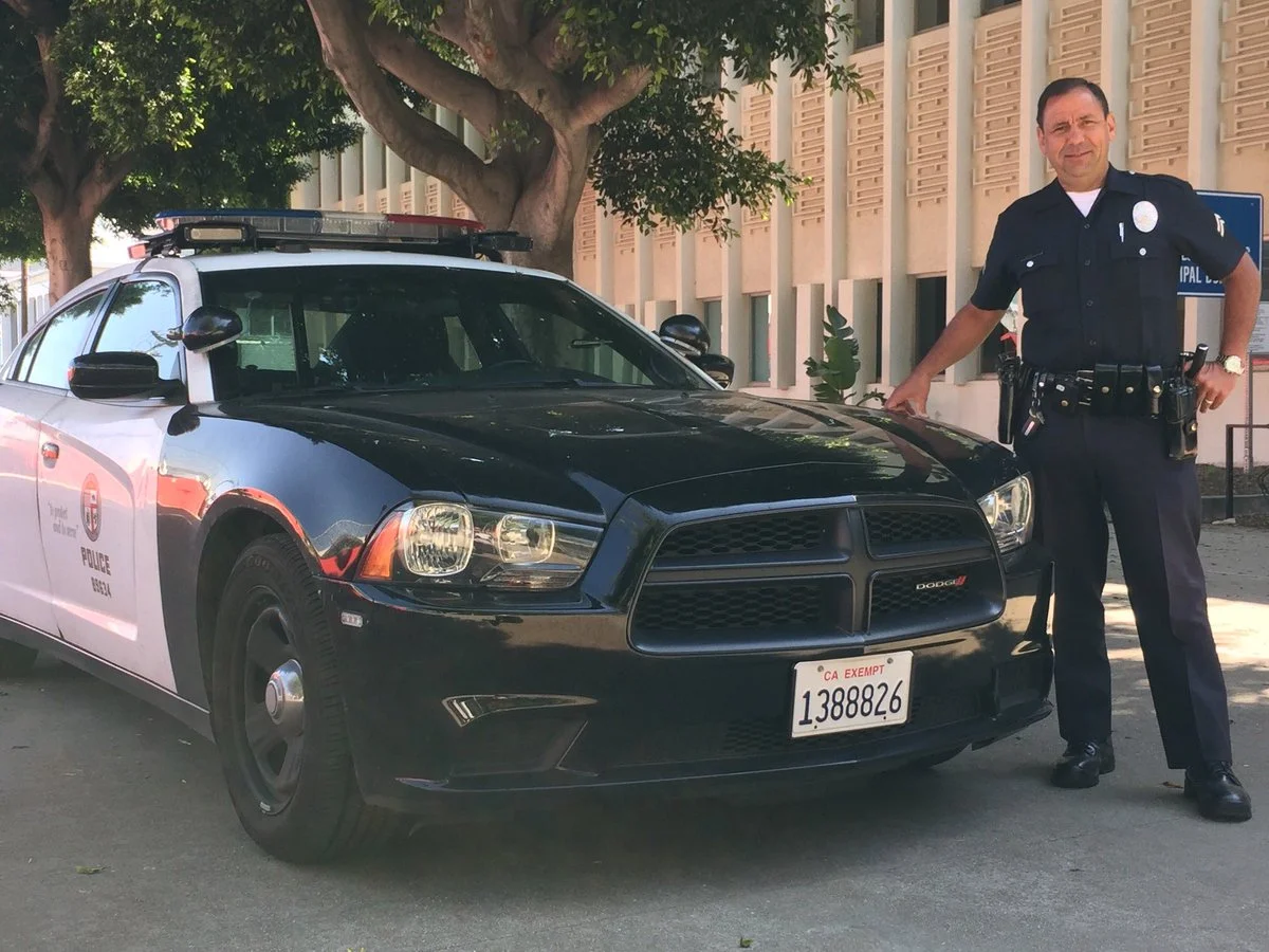 West LA Senior Lead Officer James Lavenson of the LAPD