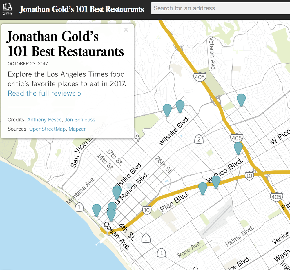 Jonathan Gold 101 Map Guess Which Two? Jonathan Gold's 101 Best Restaurants Features Two In Our  District — Wlasnc