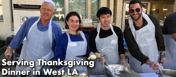 Mike enjoyed spending part of the Thanksgiving holiday at the annual Westside Thanksgiving Celebration outside his West LA district office. This is the 36th year that volunteers have been feeding, clothing and caring for neighbors at the annual event. In addition to a fantastic holiday dinner, the event also provides free haircuts, blankets, hygiene kits, medical, optical, and dental services, vaccinations, a resource fair, and a children's carnival. Thanks to the hundreds of volunteers who made this important community event possible! 
