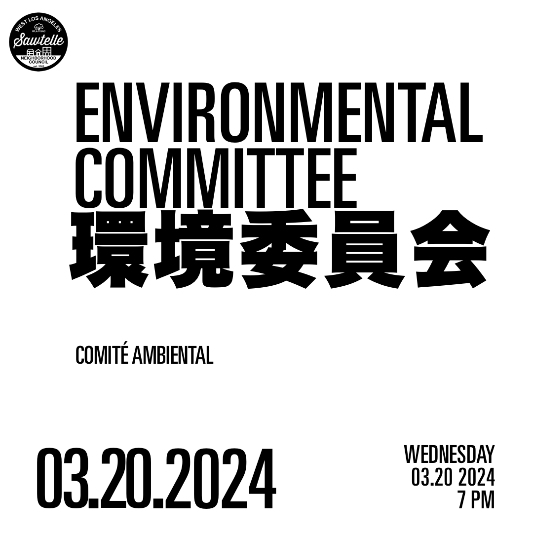 ENVIRONMENTAL COMMITTEE PUBLIC MEETING 