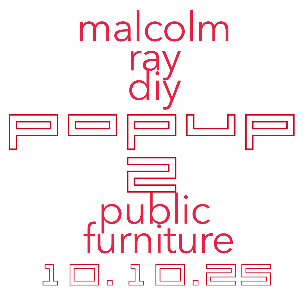 BUNDY TRIANGLE POPUP2: DIY PUBLIC FURNITURE