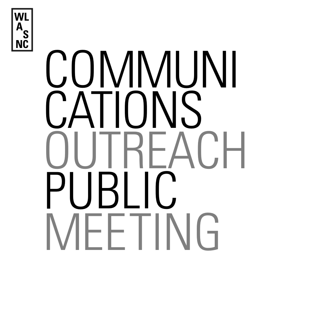 COMMUNICATIONS + OUTREACH PUBLIC MEETING 