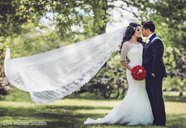 In lieu of Valentines Day I wanted to share this gorgeous shot of @ambyjs618 LOVE 💕 is so in the air!  PC: @livepicturestudios .
.
.
.
.
#indianbrides #indianweddings #desiweddings weddings #mallubride #liweddings #nycweddings #indianmakeupartist #a