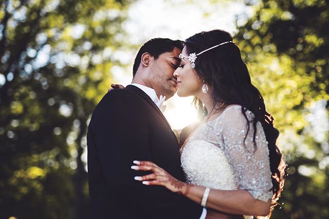 In lieu of Valentines Day I wanted to share this gorgeous shot of @ambyjs618 LOVE 💕 is so in the air!  PC: @livepicturestudios .
.
.
.
.
#indianbrides #indianweddings #desiweddings weddings #mallubride #liweddings #nycweddings #indianmakeupartist #a