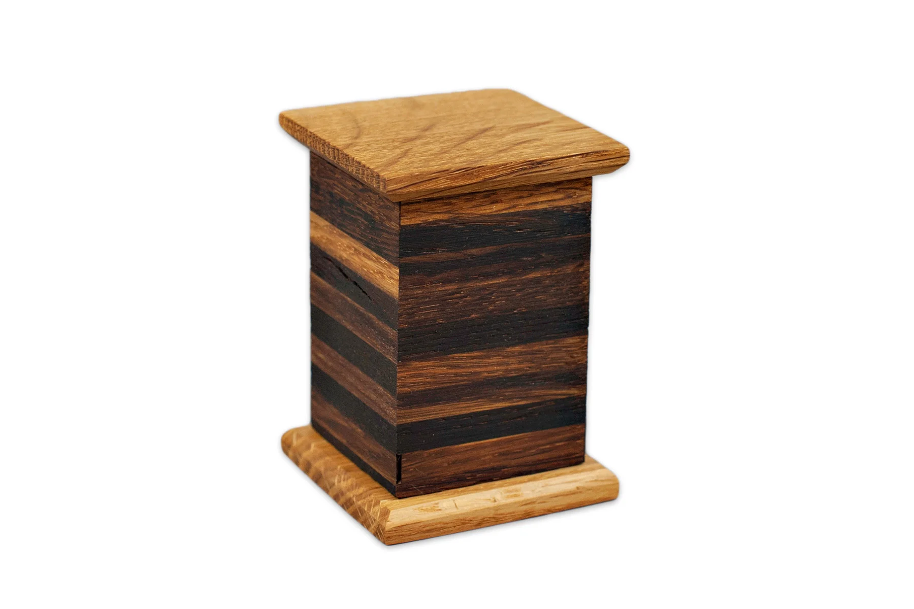 Cremation Urn Made from Wine and Whiskey Barrels The Keepsake