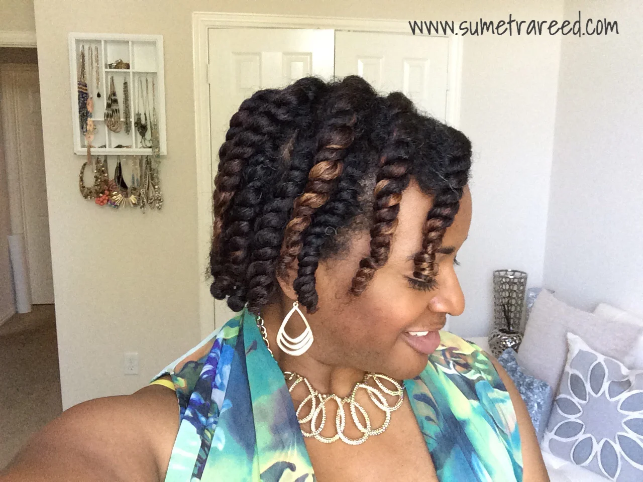 Flat twists after washing and conditioning with TGIN