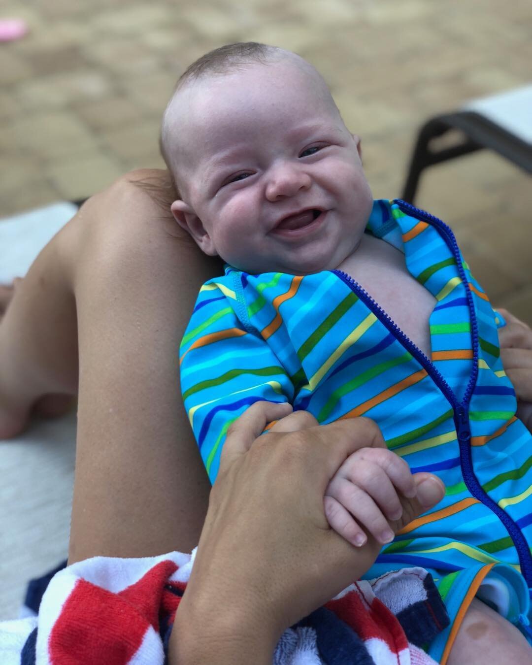 First beach trip! My little guy. #40photosforonesmile #babyrayfry