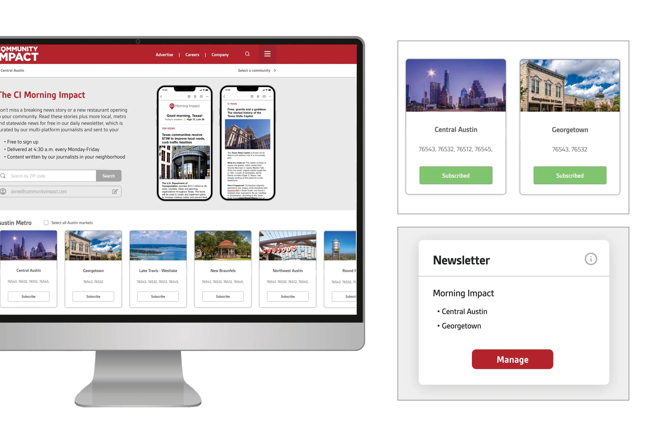 Newsletter subscription management