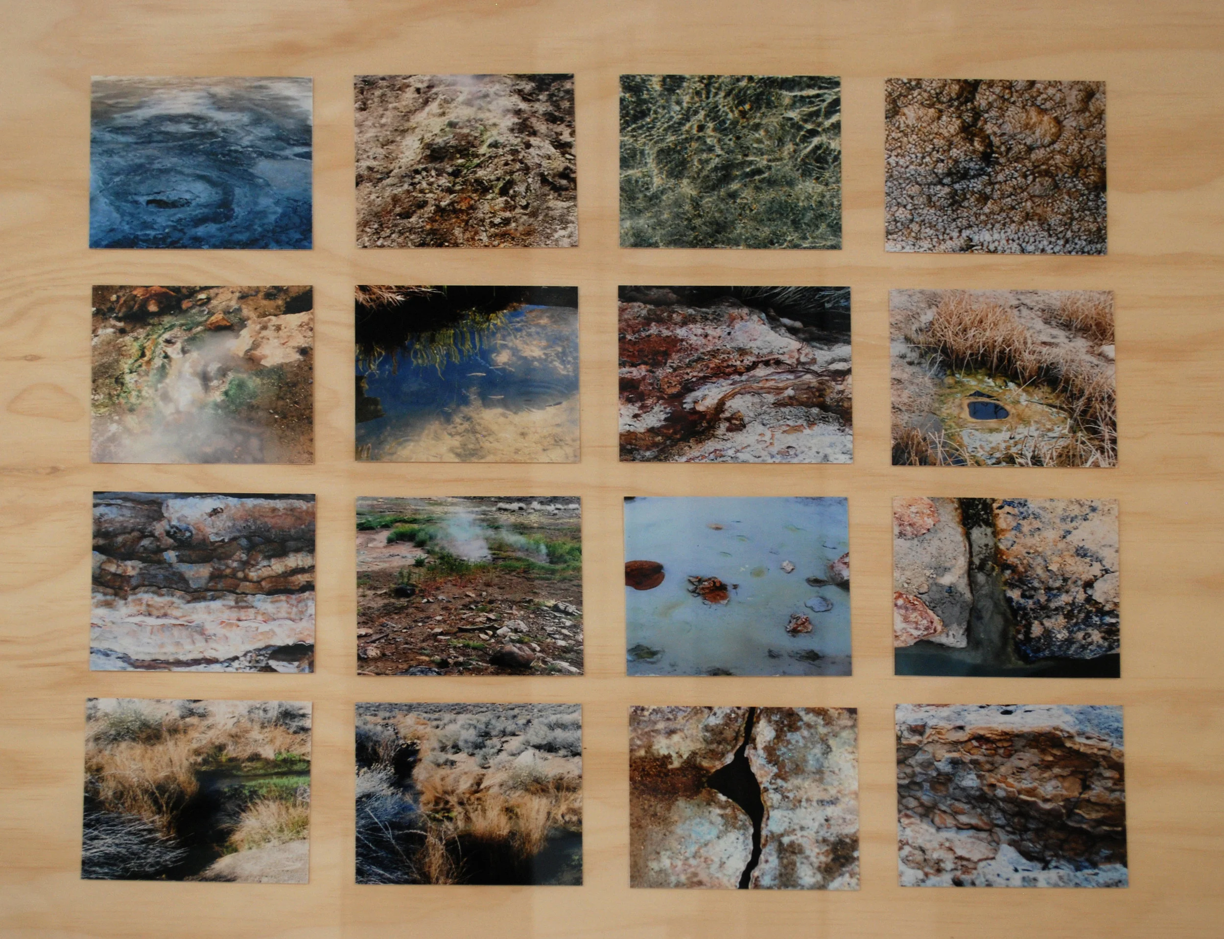 Installation view, source photography