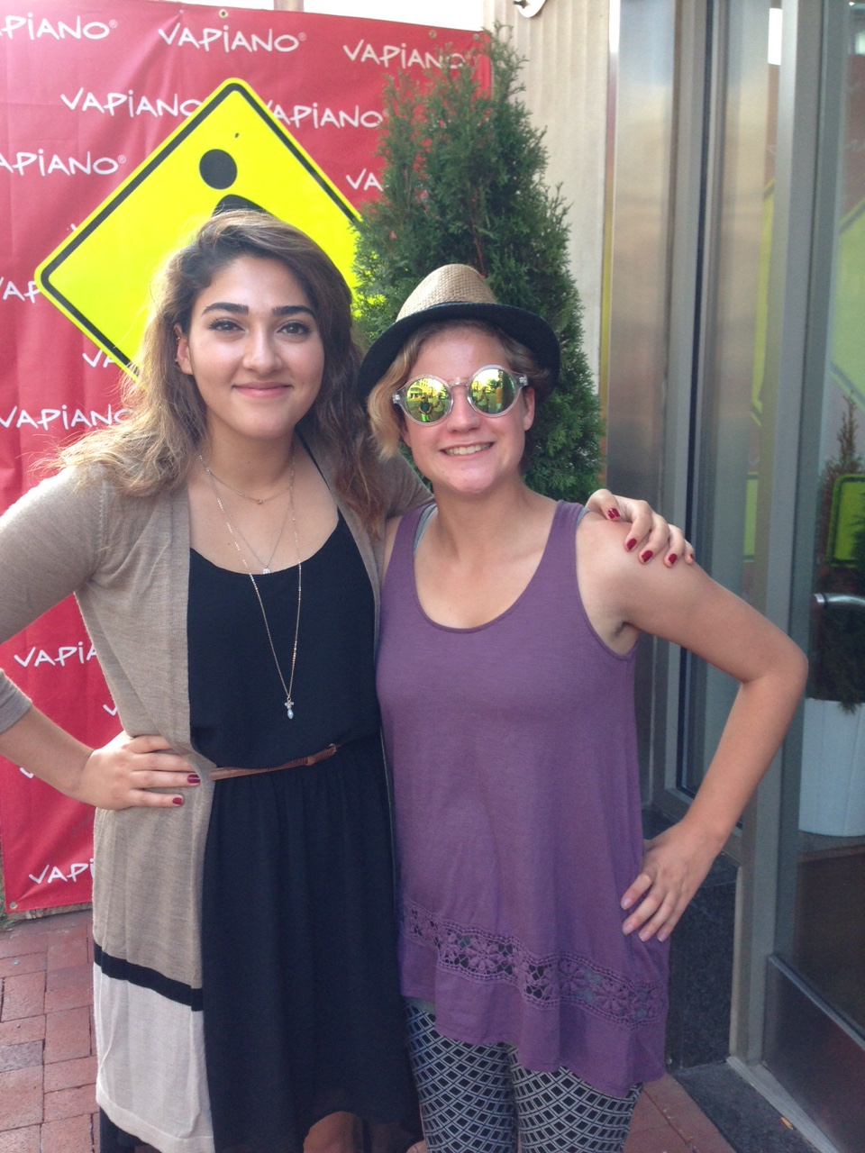 Left to Right: Farnaz Alimehri and Natalie Doggett 