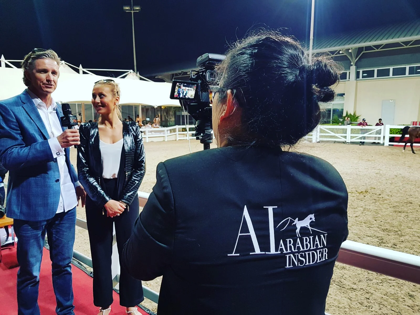  Covering the evening presentation at Al Shaqab Stud for Arabian Insider in Doha, Qatar January 2018. 