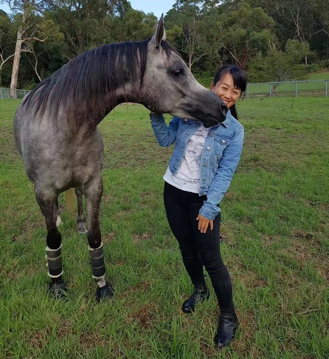  Jessica Yang with Australian National Champion Venecia MI.  