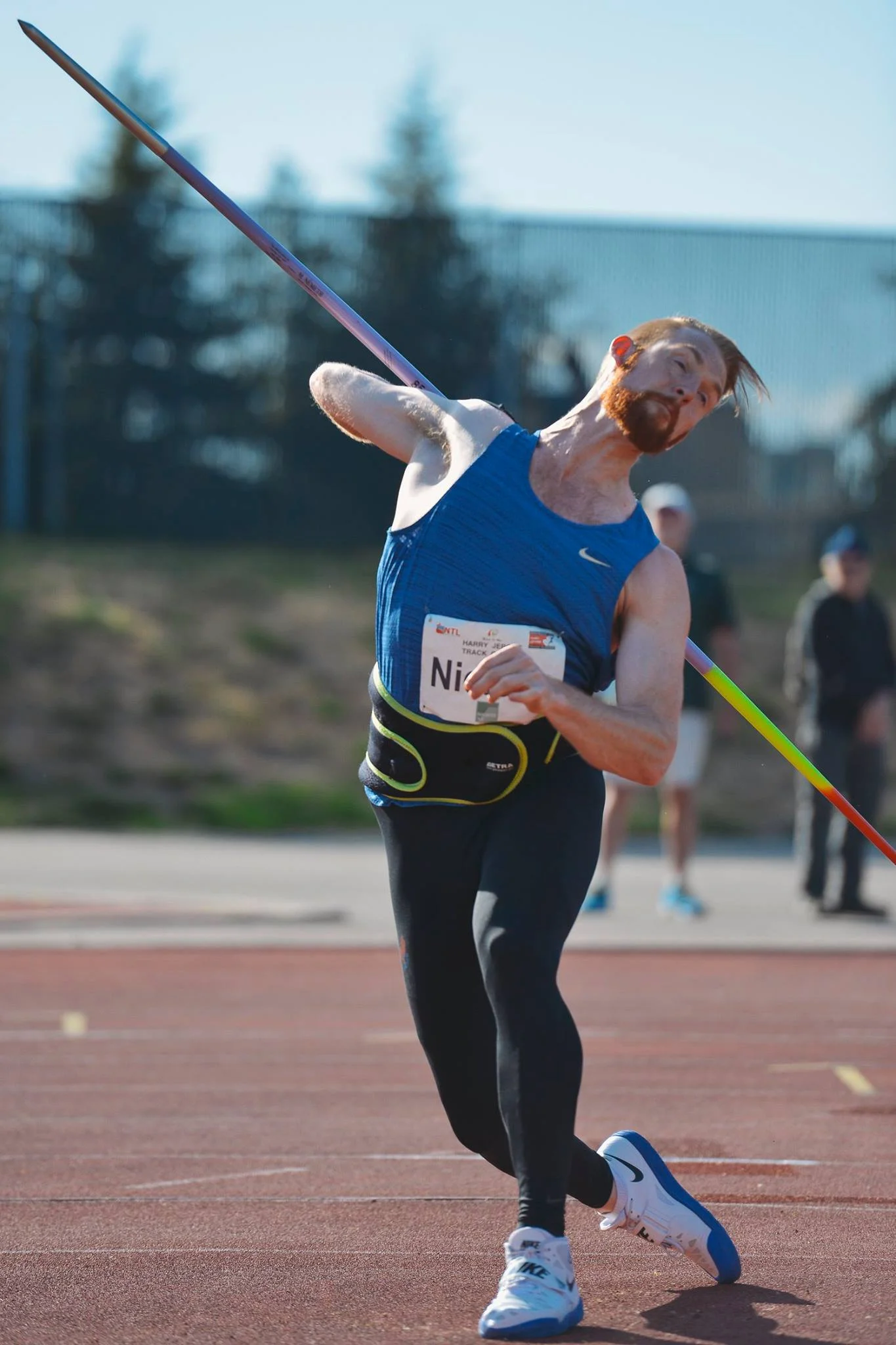 (Archived) Kyle Nielsen competing at the 2016 Jerome International, at Swangard Stadium. 