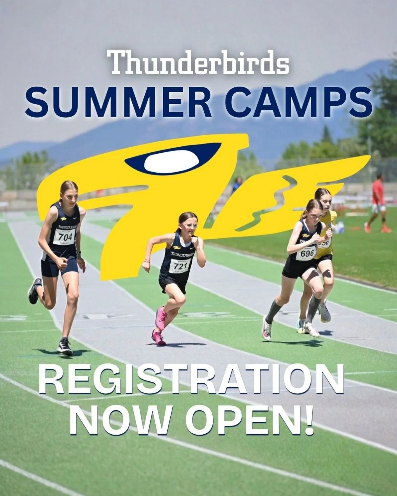 Thunderbirds summer camp registration is now open! Link for registration in bio.