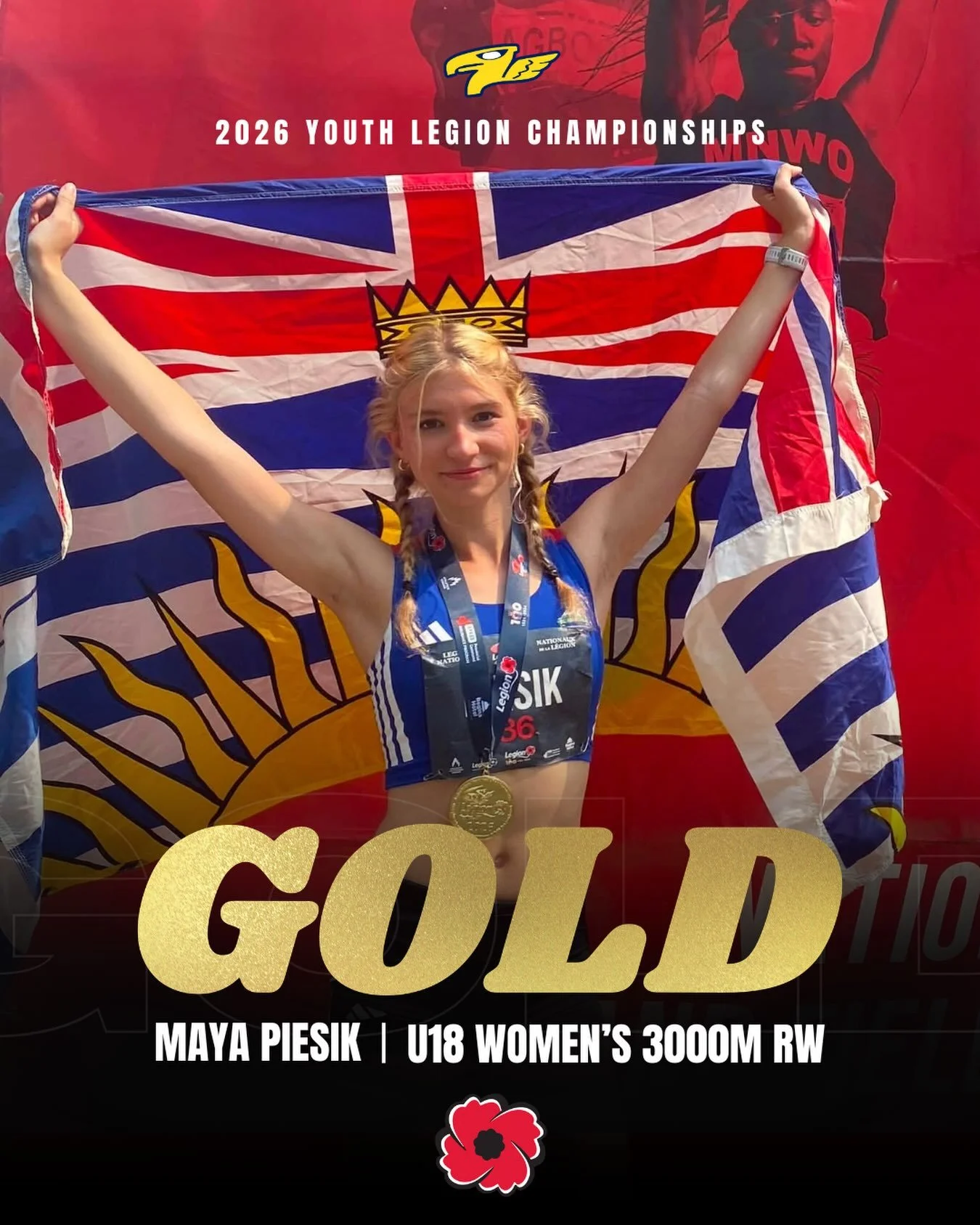 Another Gold for Maya!🥇

Maya Piesik wins gold and breaks the national record (again!) in the U18 Women&rsquo;s 3000m Race walk! With a time of 14:03.61!

#track #trackandfield #racewalk