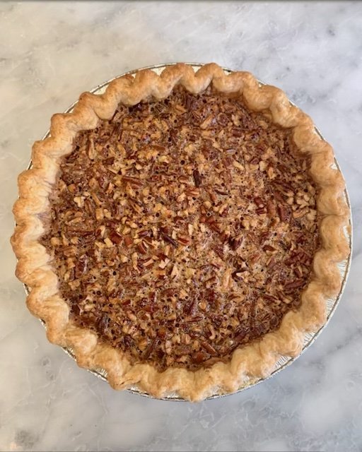 Bourbon and Steen's Cane Syrup Pecan Pie