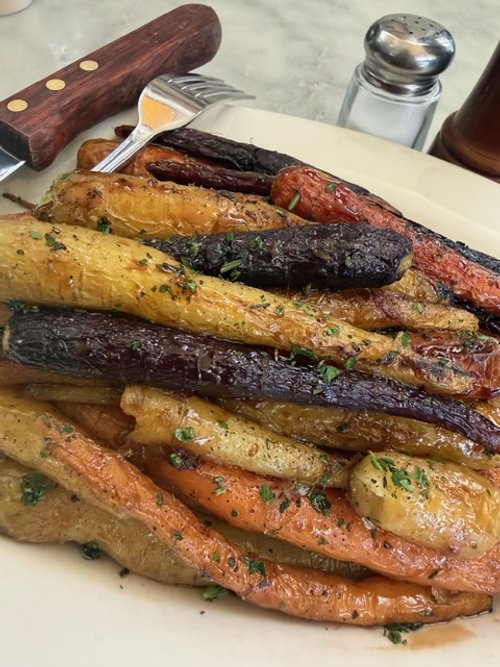 Wood Oven Roasted Heirloom Carrots with Reduced Balsamic  - Gluten Free