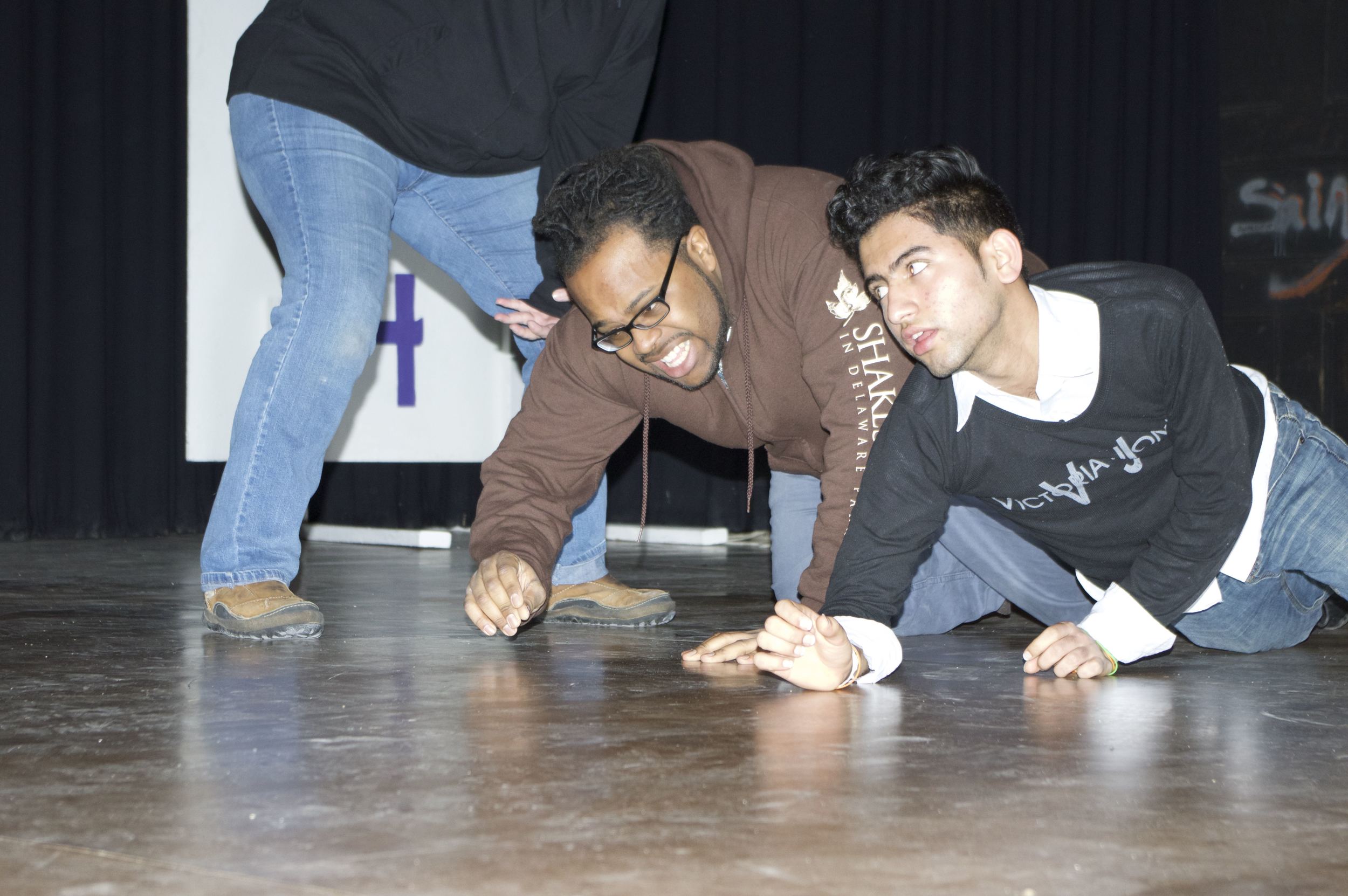AFP Teaching Artists working with students