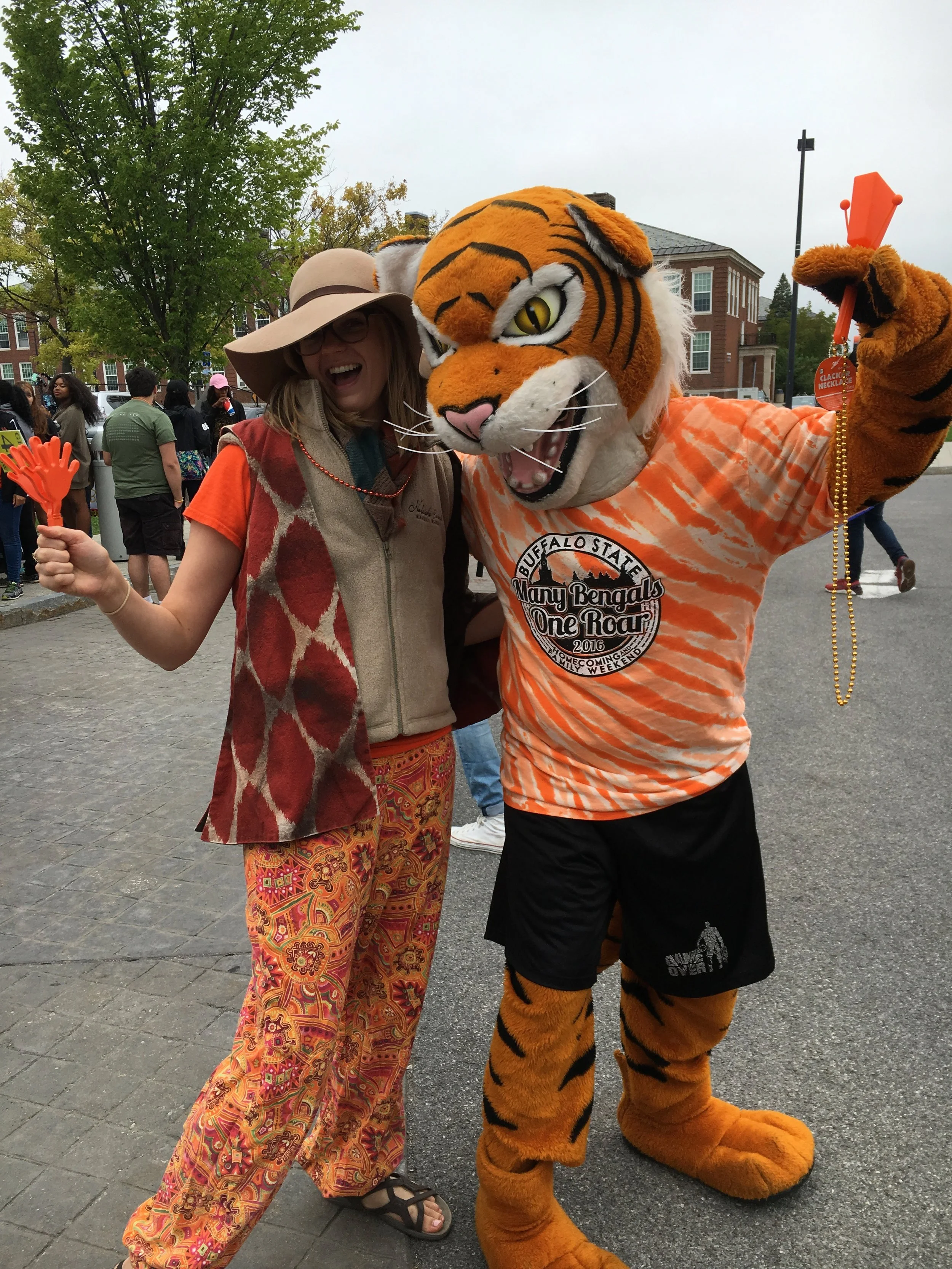 Kara and Lyndsay @BSC Homecoming