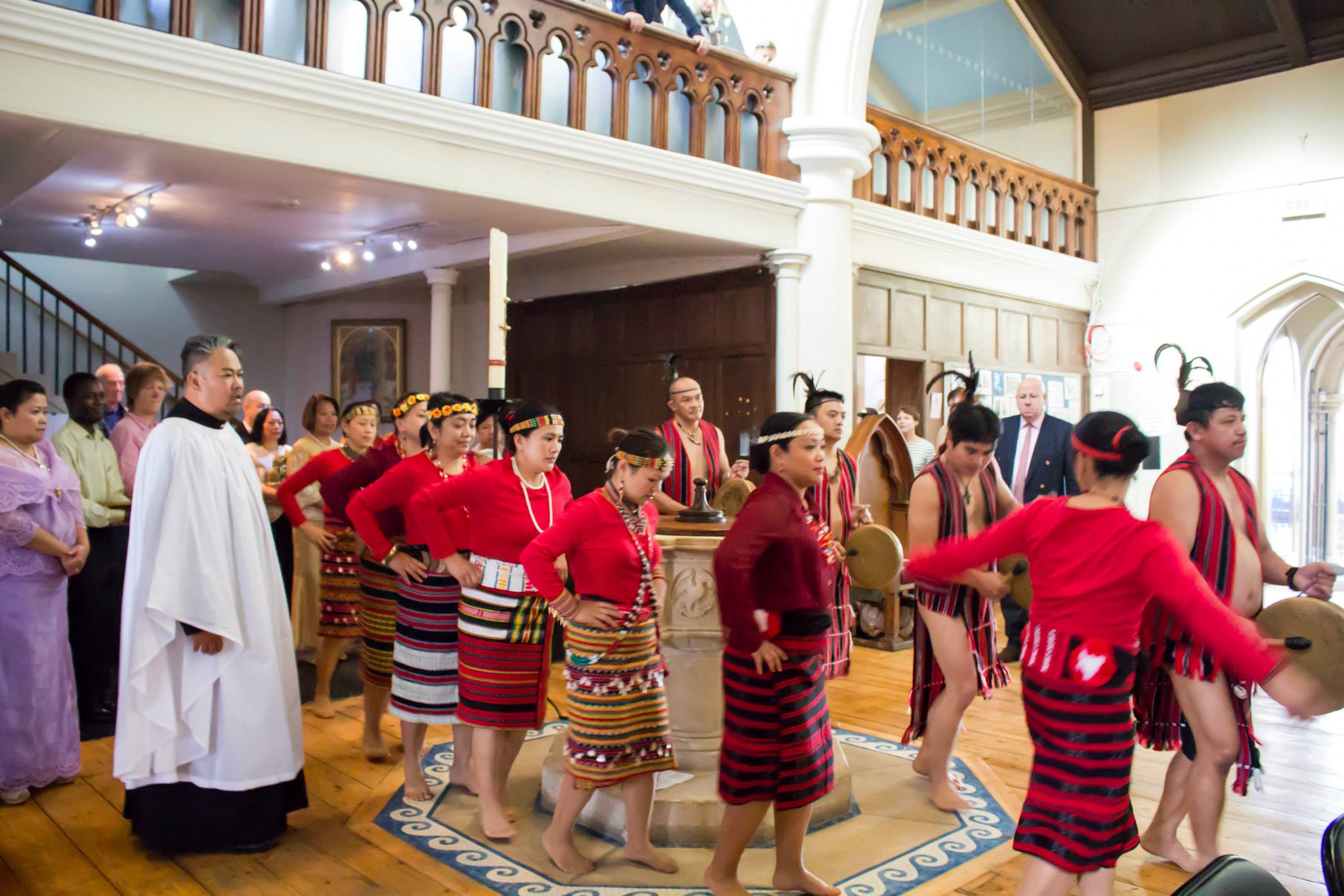 Filipino Chaplaincy members at the celebration of 50 years of Communion between the Church of England and the IFI.
