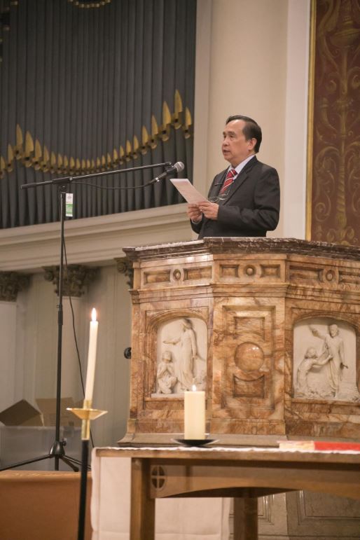 Philippine Ambassador visits Fil Chap on Ascension Day