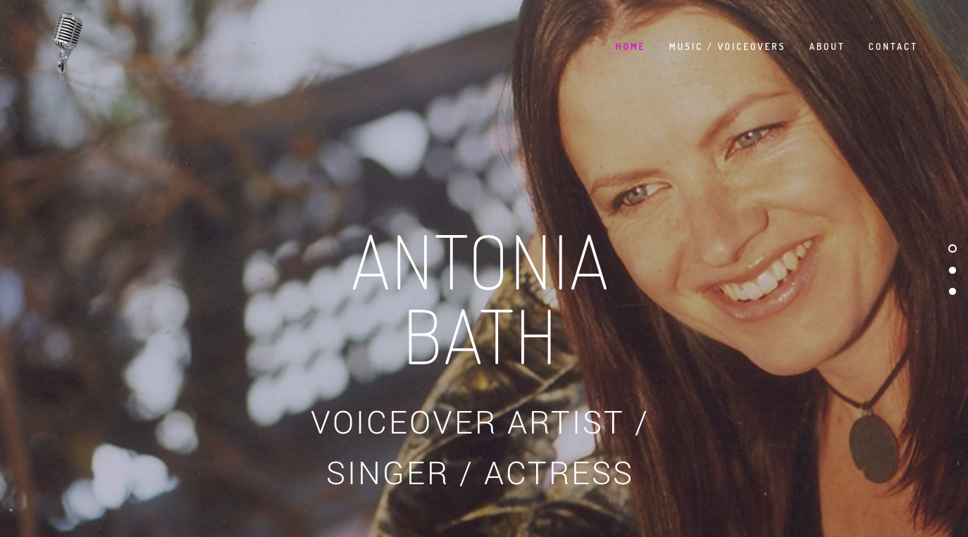 Copy of Copy of Antonia Bath / Voiceover