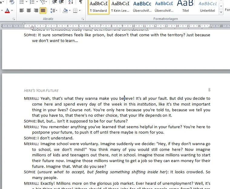 The Story of "Here's Your Future" (I)