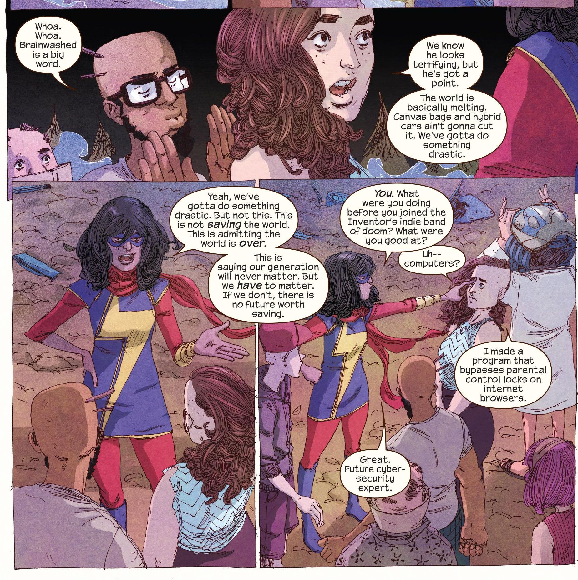 Ms. Marvel #10 by G. Willow Wilson and Adrian Alphona (Marvel, 2015)
