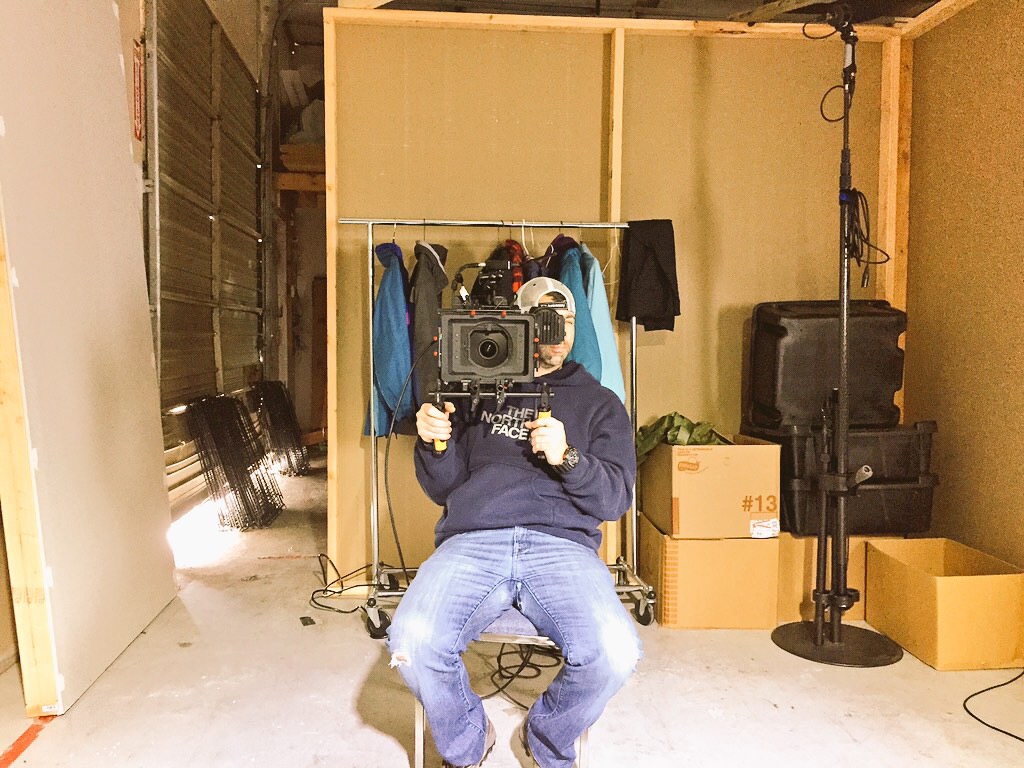 A little behind the scenes shot while waiting for the set up (my view for the past month)