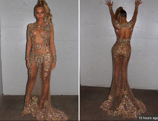 Her 2015 Met Gala look. 