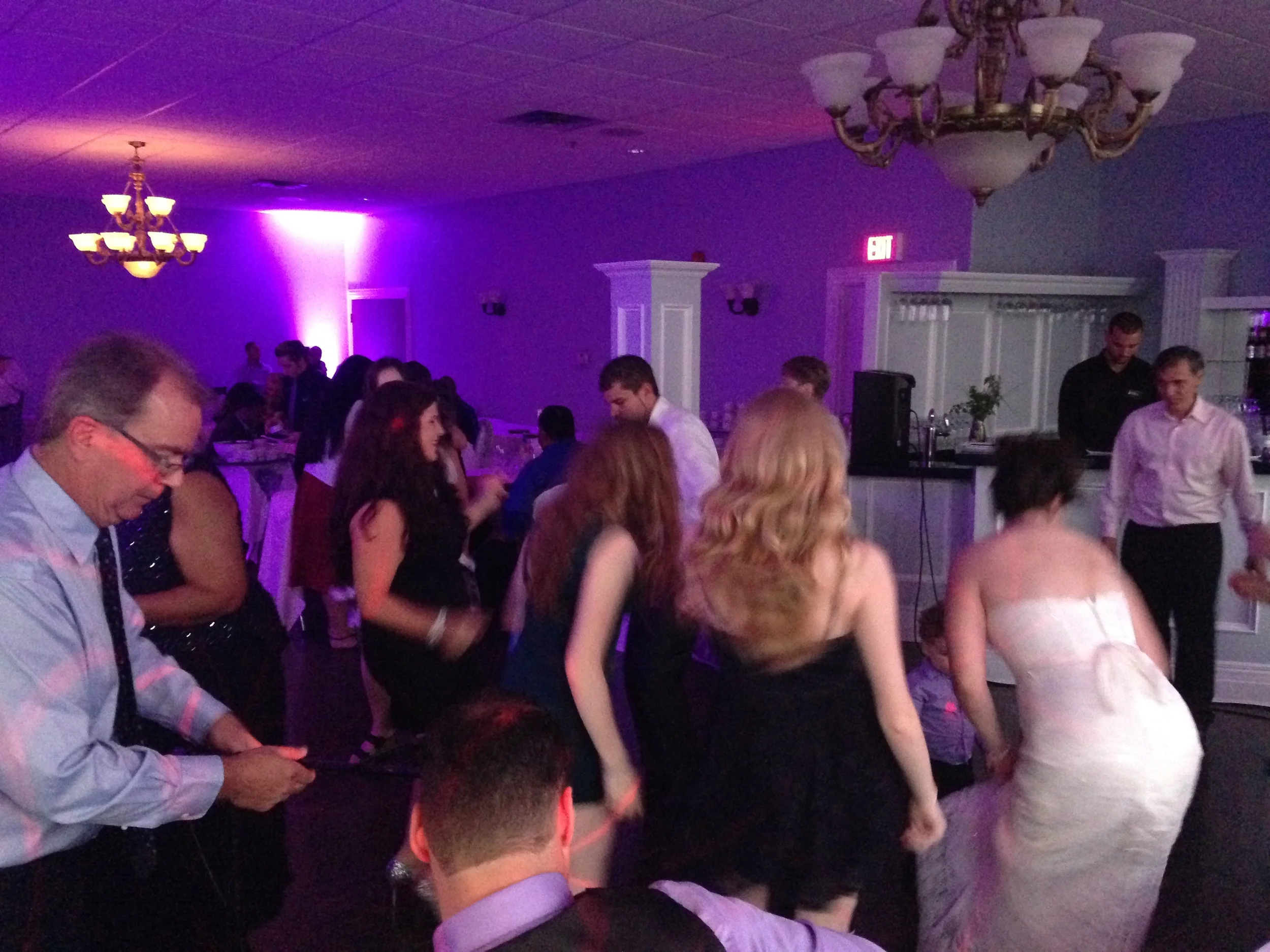 Pre-dinner dancing at a wedding with MarqA Productions