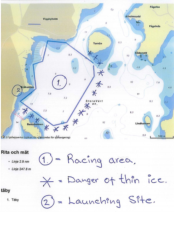 Make sure to stay within the safe zone. We will do our best to mark out the dangerous parts during the race days.