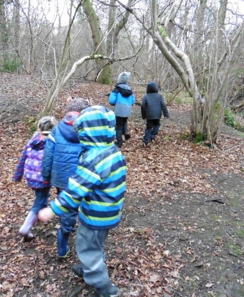 EXPLORE child led learning with Forest Schools
